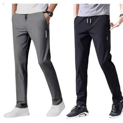 Premium Men's High-Stretch Lycra Pants!!⚡50K+ SOLD!🔥(Pack of 2)