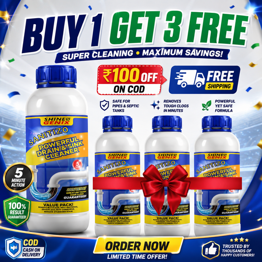 Powerful Sink & Drain Cleaner - Buy 1 Get 3 Free 🔥