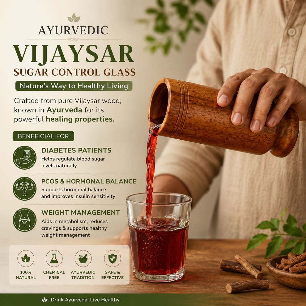 🍃💚 Wellness Wooden Water Glass – Weight & Sugar Support🪵  🍃💚 Wellness Wooden Water Glass – Weight & Sugar Support🪵