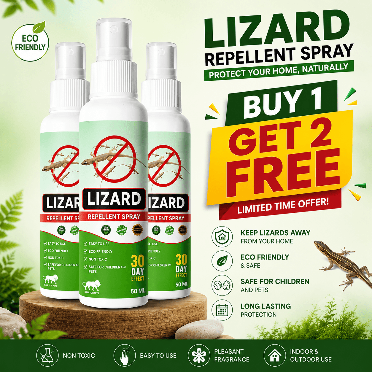 Lizard Repellent Spray