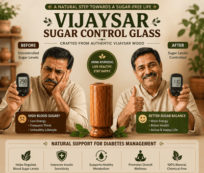 🍃💚 Wellness Wooden Water Glass – Weight & Sugar Support🪵  🍃💚 Wellness Wooden Water Glass – Weight & Sugar Support🪵