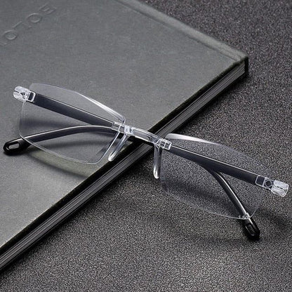 Buy 1 Get 1 Free Rimless One Power Reading Glasses - @ 50% Discount + Free Shipping