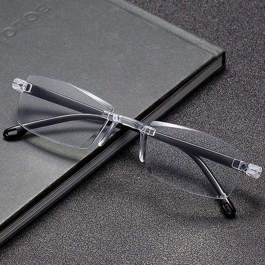 Buy 1 Get 1 Free Rimless One Power Reading Glasses - @ 50% Discount + Free Shipping