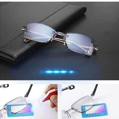 Buy 1 Get 1 Free Rimless One Power Reading Glasses - @ 50% Discount + Free Shipping